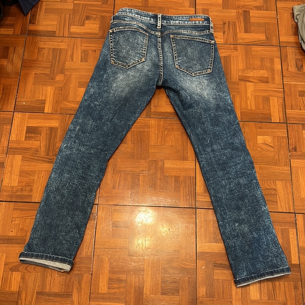 Anthropologie Pilcro Letterpress Straight Distressed Jean SZ 27 - Picture 3 of 5